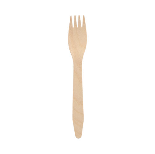 Papstar 1.000 Gabeln, Material: Holz, Serie: Pure, Länge 16,5cm