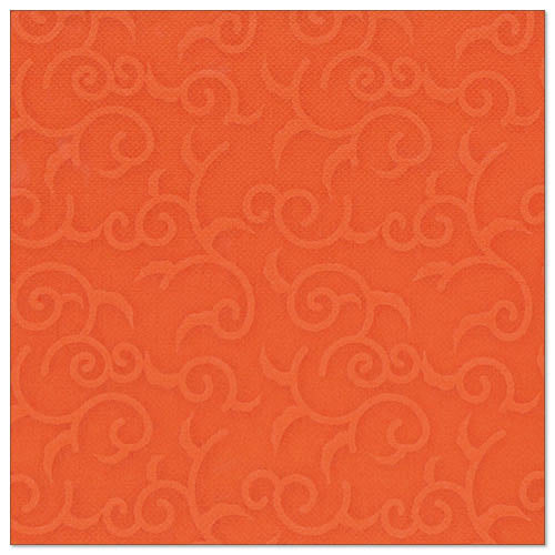 Papstar 250 Servietten "ROYAL Collection" 1/4-Falz 40 cm x 40 cm nektarine "Casali"