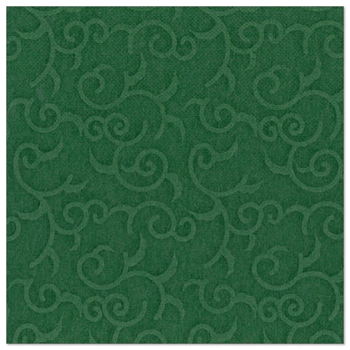 Papstar 250 Servietten "ROYAL Collection" 1/4-Falz 40 cm x 40 cm dunkelgrün "Casali"