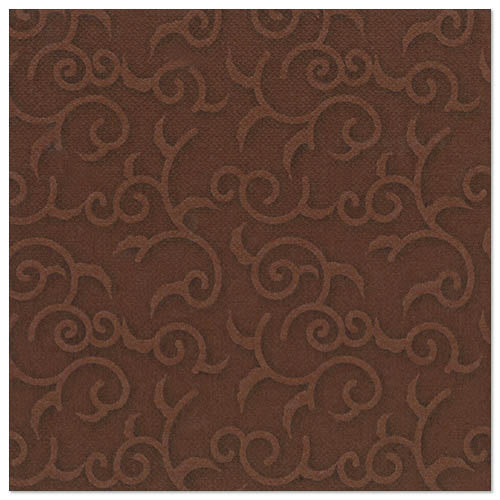 Papstar 250 Servietten "ROYAL Collection" 1/4-Falz 40 cm x 40 cm braun "Casali"