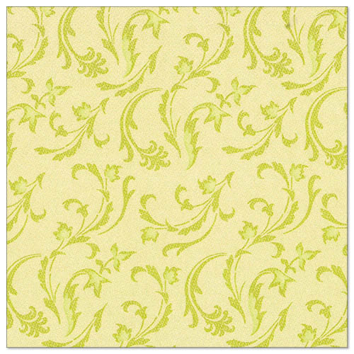 Papstar 250 Servietten "ROYAL Collection" 1/4-Falz 40 cm x 40 cm limonengrün "Damascato"
