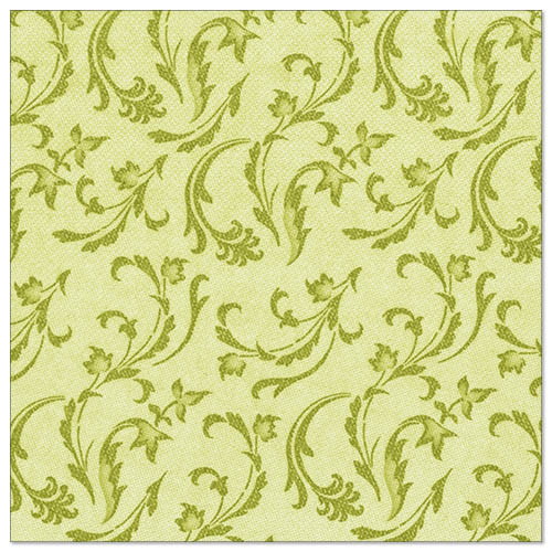 Papstar 250 Servietten "ROYAL Collection" 1/4-Falz 40 cm x 40 cm olivgrün "Damascato"
