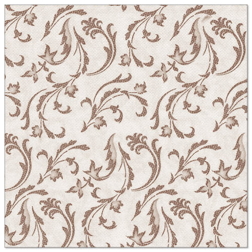 Papstar 250 Servietten "ROYAL Collection" 1/4-Falz 40 cm x 40 cm braun "Damascato"