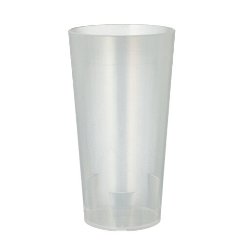 Papstar 20x 10 Mehrweg-Trinkbecher 0,4 l Ø 7,5 cm · 14,5 cm transluzent unzerbrechlich