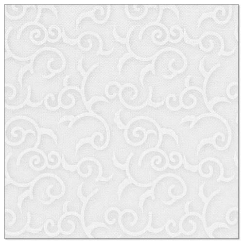 Papstar 160 Servietten "ROYAL Collection" 1/4-Falz 40 cm x 40 cm weiss "Casali"