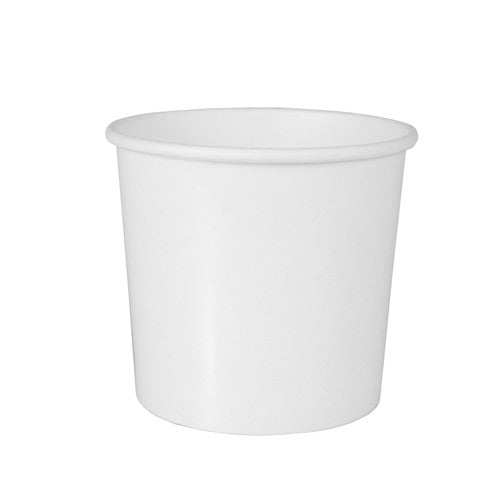 Papstar 10x 50 Suppenbecher, Pappe "To Go" rund 470 ml Ø 9,9 cm · 9,9 cm weiss