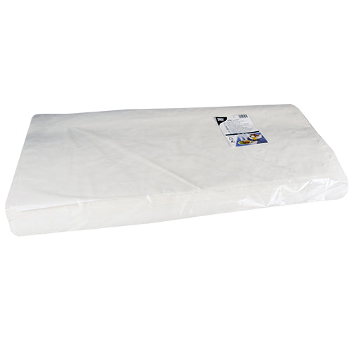 Papstar 2x 250 Blatt Papiertischtuch mit Damastprägung eckig 70 cm x 60 cm weiss