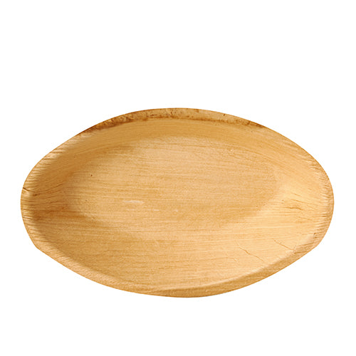 Papstar 4x 25 Teller, Palmblatt "pure" oval 18 cm x 11,5 cm x 3 cm