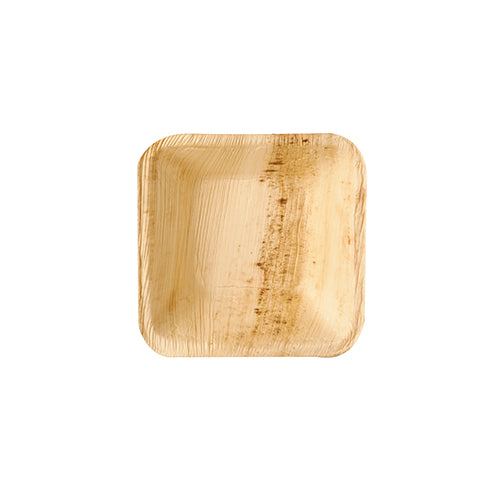 Papstar 250x Schalen, Palmblatt, Natur, Serie: Pure, 8x8x2cm