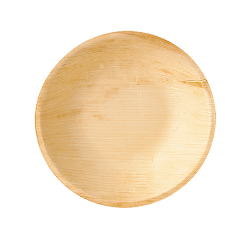 Papstar 100x Schalen, Palmblatt, Natur, Serie: Pure, Durchmesser: 17,5cm, Höhe: 3,5cm