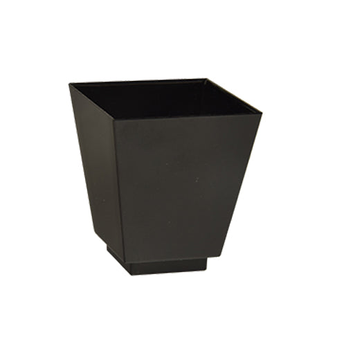 Papstar 800 Fingerfood - Schalen, Eckig, Farbe: Schwarz, Material: Polystyrol, Füllinhalt: 50ml, Maße: 5 x 4,5 x 4,5cm