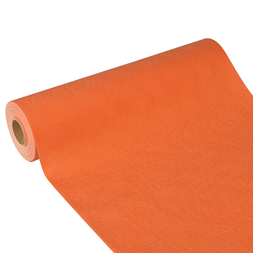 Papstar 4x Tischläufer, stoffähnlich, Vlies "soft selection plus" 24 m x 40 cm nektarine