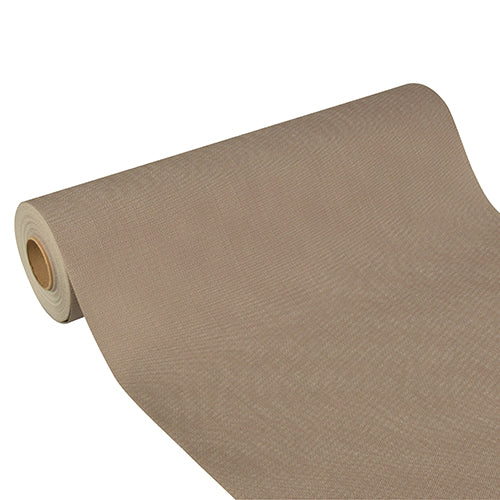 Papstar 4x Tischläufer, stoffähnlich, Vlies "soft selection plus" 24 m x 40 cm grau