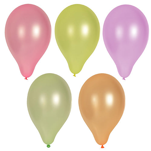 Papstar 12x 10 Luftballons Ø 25 cm farbig sortiert "Neon"