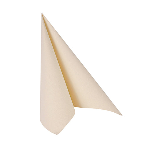 Papstar 300 Servietten "ROYAL Collection" 1/4-Falz 25 cm x 25 cm champagner