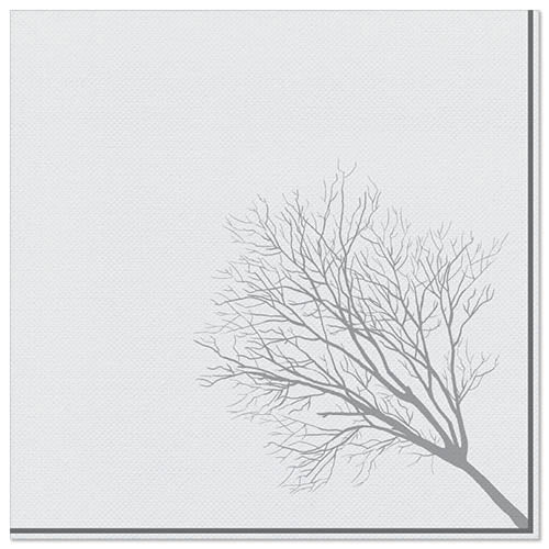 Papstar 250 Servietten "ROYAL Collection" 1/4-Falz 40 cm x 40 cm "Grief"