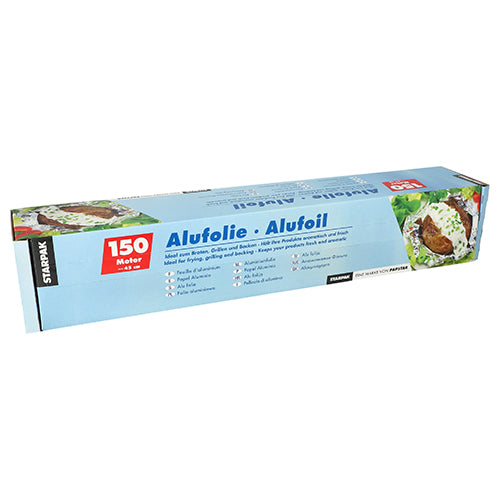 Papstar 6x Alufolie 150 m x 45 cm in Faltschachtel