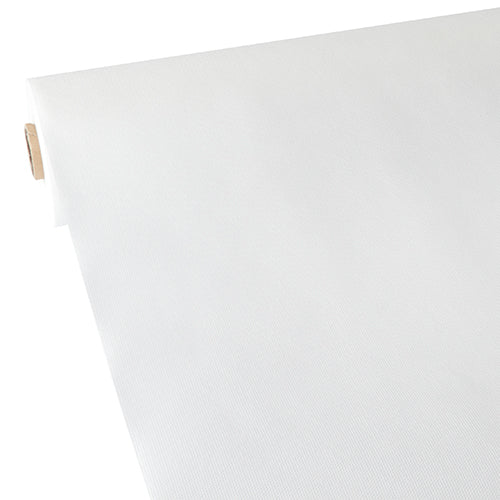 Papstar 1x Tischdecke, stoffähnlich, Vlies "soft selection" 40 m x 0,9 m weiss