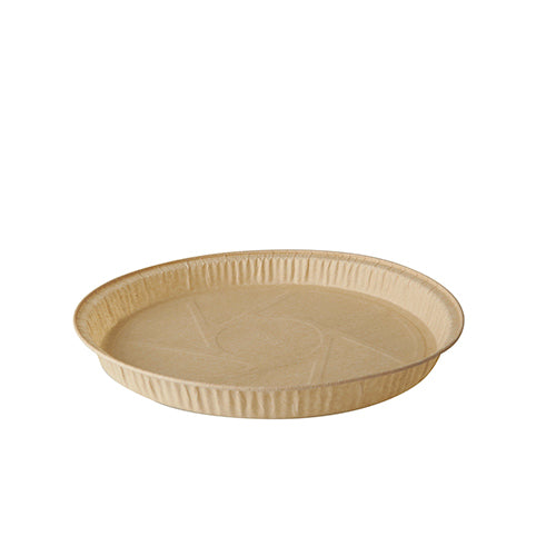 Papstar 6x 25 Backformen "pure" 600 ml Ø 19,7 cm · 2,7 cm braun
