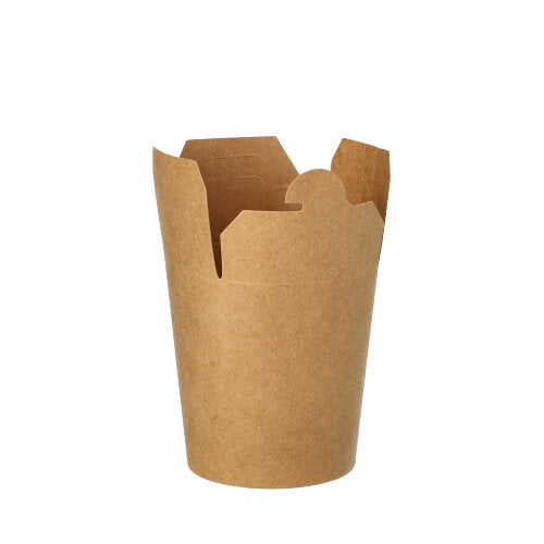 Papstar 20x 25 Snackboxen, Pappe eckig 230 ml 7,5 cm x 6,5 cm x 5,8 cm braun