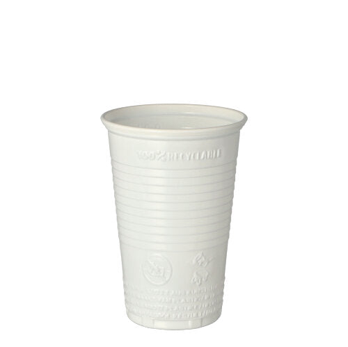Papstar 600x Trinkbecher, Polypropylen, Weiß, Inhalt: 200ml, Durchmesser: 7cm, Höhe: 9,9cm