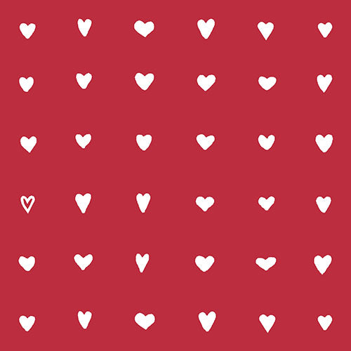 Papstar 1.200 Servietten, 3-lagig 1/4-Falz 33 cm x 33 cm "Hearts"