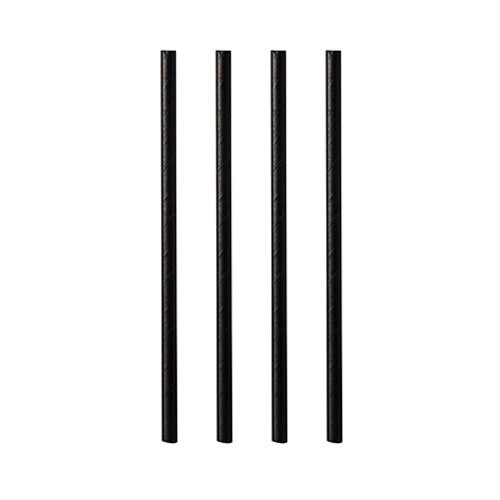 Papstar 1.000 Shake-Halme, Material: Papier, Farbe: schwarz, Abmessungen: Ø 8mm · 21cm