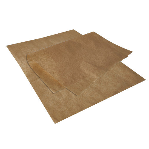 Papstar 6x Einschlagpapiere, Pergament-Ersatz 35 cm x 25 cm braun fettdicht