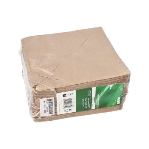 Papstar 1.000 Spitztüten, Pergament-Ersatz, Braun, Inhalt: 125g, 19x27x19cm
