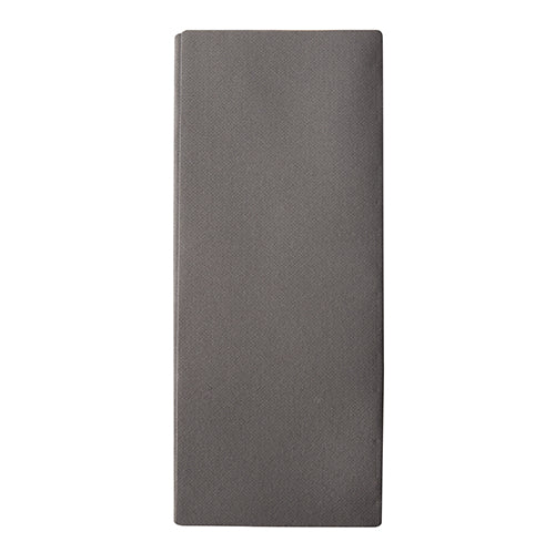 Papstar 400 Servietten, stoffähnlich, Airlaid 1/8-Falz 40 cm x 48 cm anthrazit "Premium"