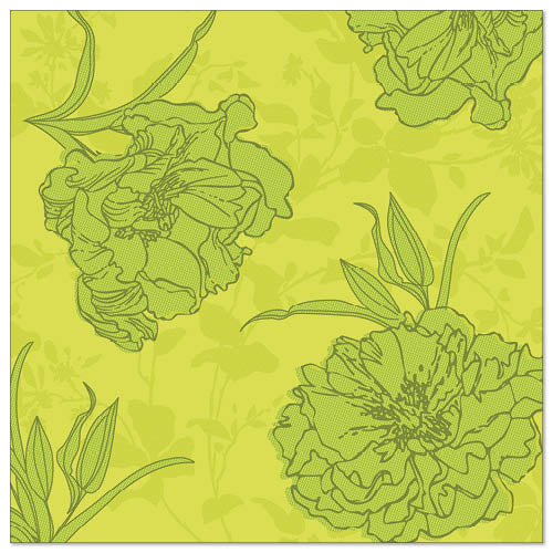 Papstar 250 Servietten "ROYAL Collection" 1/4-Falz 40 cm x 40 cm grün "Thalia"
