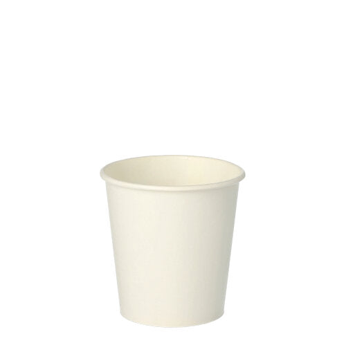 Papstar 20x 50 Trinkbecher für Kaltgetränke, Pappe 0,1 l Ø 6,25 cm · 6,3 cm weiss