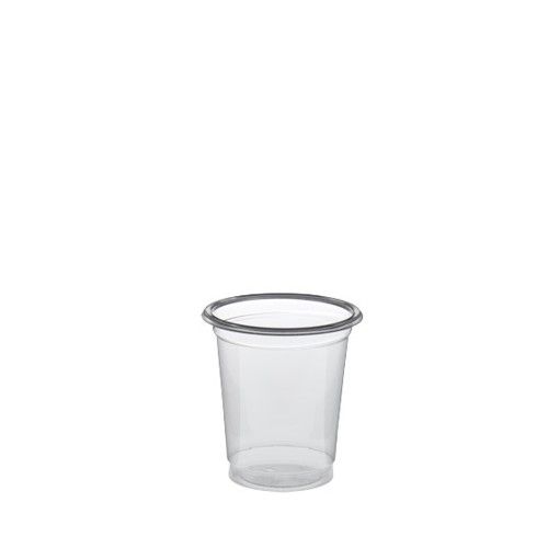 Papstar 1.200 Schnapsglas (Mit Füllstrich), PLA, Transparent, Serie: Pure, Inhalt: 2cl, Durchmesser: 3,9 cm, Höhe: 4cm