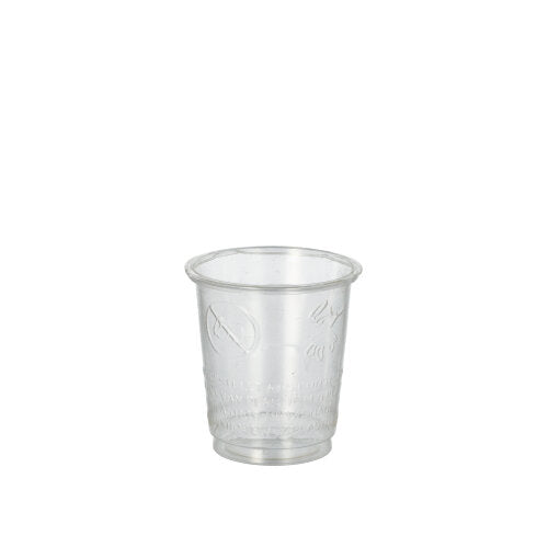 Papstar 20x 40 Schnapsgläser mit Füllstrich, Glasklar, PLA , Serie: pure, Inhalt: 4cl, Durchmesser: 4,8cm, Höhe: 5cm