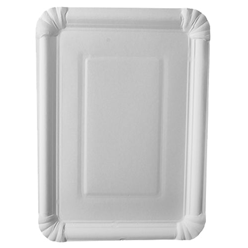 Papstar 20x 6 Teller, Pappe "pure" eckig 21,5 cm x 29 cm weiss