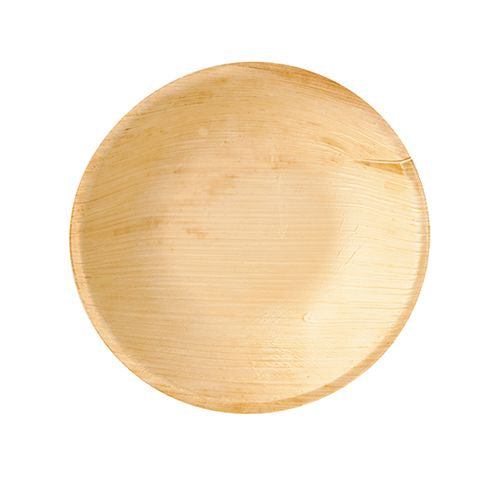 Papstar 25x Schalen, Palmblatt, Natur, Serie: Pure, Durchmesser: 17,5cm, Höhe: 3,5cm