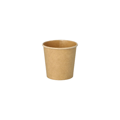 Papstar 20x 50 Portionsbecher, Pappe 90 ml Ø 6 cm · 5,8 cm braun