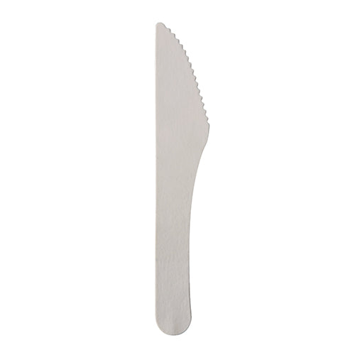 Papstar 10x 100 Messer, Papier "pure" 15,8 cm weiss
