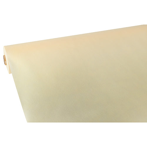 Papstar 1x Tischdecke, stoffähnlich, Vlies "soft selection" 40 m x 1,18 m creme