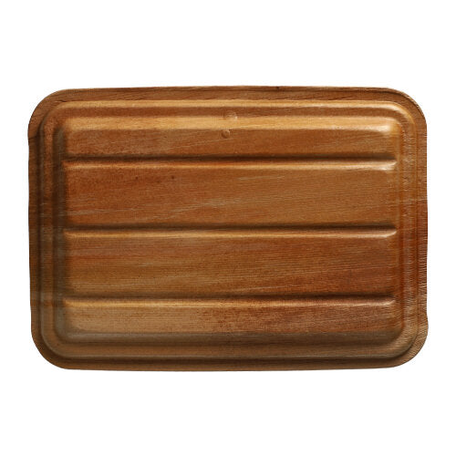 Papstar 5x 25 Deckel, Palmblatt "pure" eckig 2 cm x 18,7 cm x 26 cm