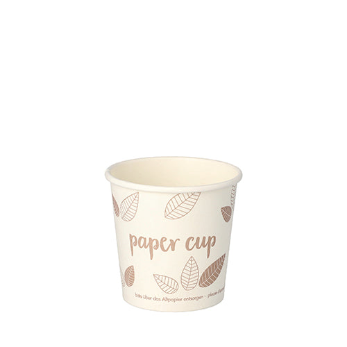 Papstar 25x 80 Trinkbecher, Pappe "pure" 0,1 l Ø 6 cm · 6 cm "ZERO"