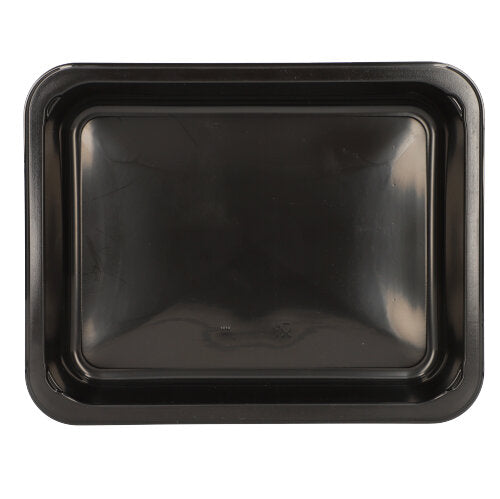 Papstar 500x Mikrowellenschalen (Ungeteilt), Polypropylen, Schwarz, Inhalt: 935ml, 22,7x17,8x3,2cm