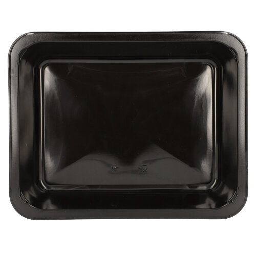 Papstar 500x Mikrowellenschalen (Ungeteilt), Polypropylen, Schwarz, Inhalt: 1,33L, 22,7x17,8x4,9cm