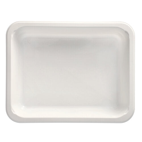 Papstar 500x Mikrowellenschalen (Ungeteilt), Polypropylen, Weiß, Inhalt: 1,33L, 22,7x17,8x4,9cm
