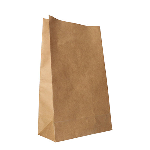 Papstar 2x 250 Blockbodenbeutel, Kraftpapier 36 cm x 22 cm x 11 cm braun