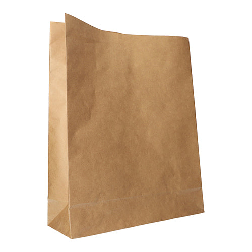 Papstar 2x 250 Blockbodenbeutel, Kraftpapier 40 cm x 32 cm x 11 cm braun