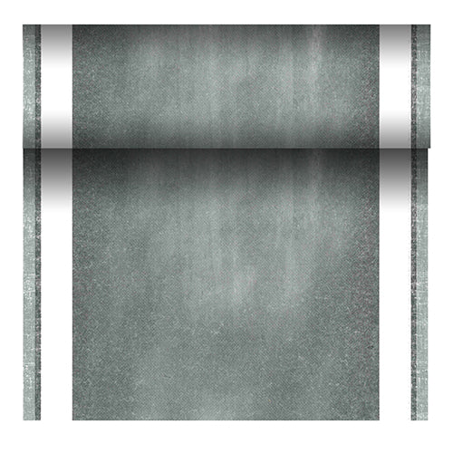 Papstar 4x Tischläufer, stoffähnlich, PV-Tissue Mix "ROYAL Collection" 24 m x 40 cm "Chalk"