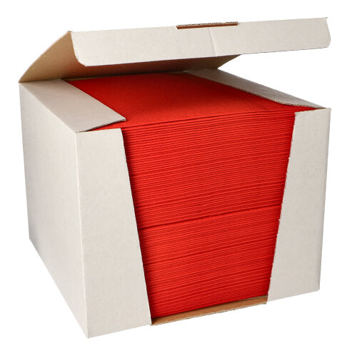 Papstar 100 Servietten "ROYAL Collection" 1/4-Falz 40 cm x 40 cm rot