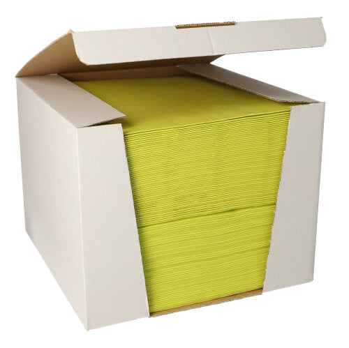 Papstar 100 Servietten "ROYAL Collection" 1/4-Falz 40 cm x 40 cm limonengrün
