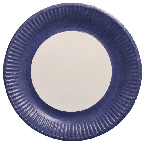Papstar 500 Teller rund, Material: Pappe, Farbe: dunkelblau, Durchmesser: 23cm